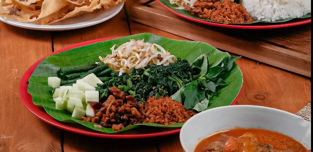 Pecel tanpa nasi
